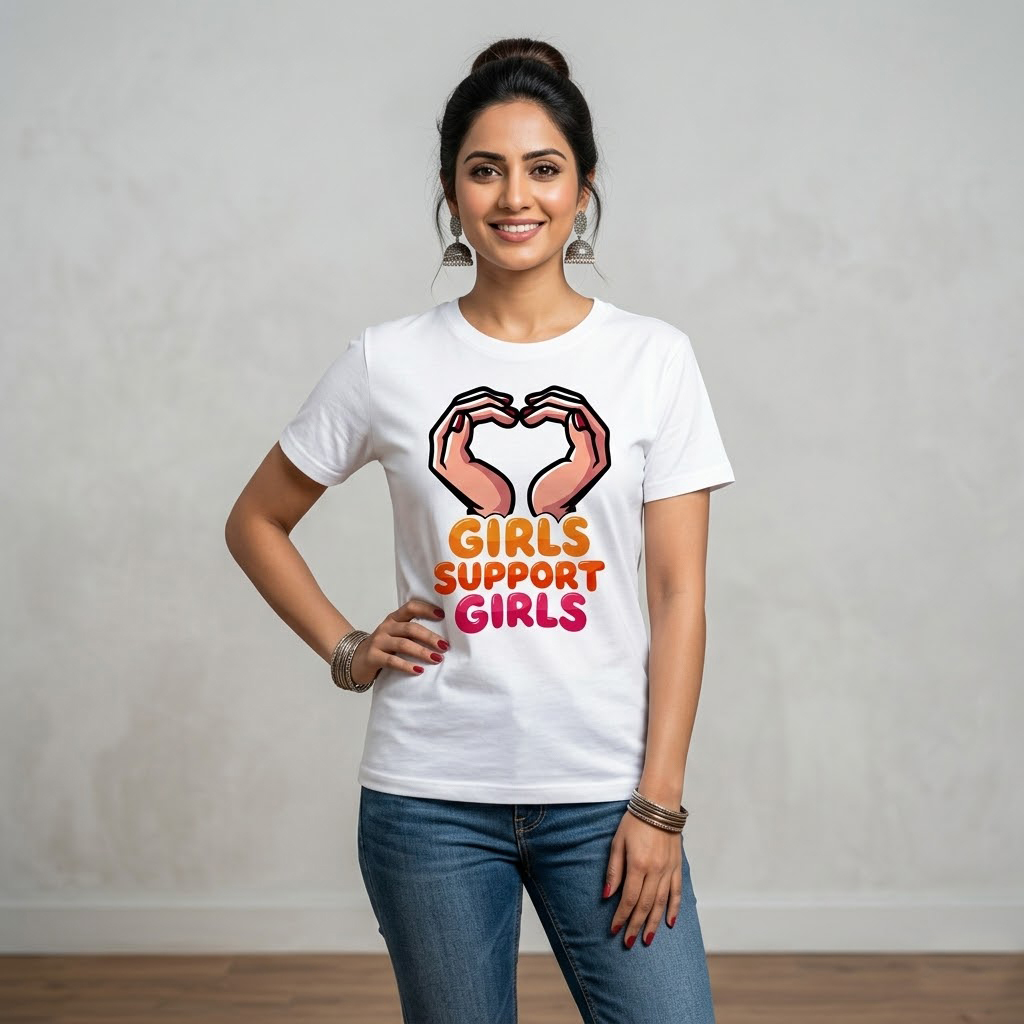 Girls Support Girls Empowerment T-Shirt
