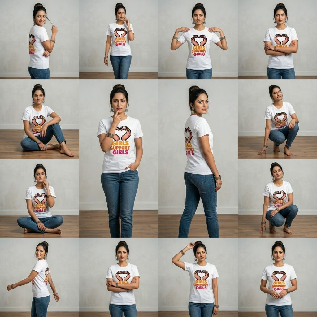 Girls Support Girls Empowerment T-Shirt - Image 3