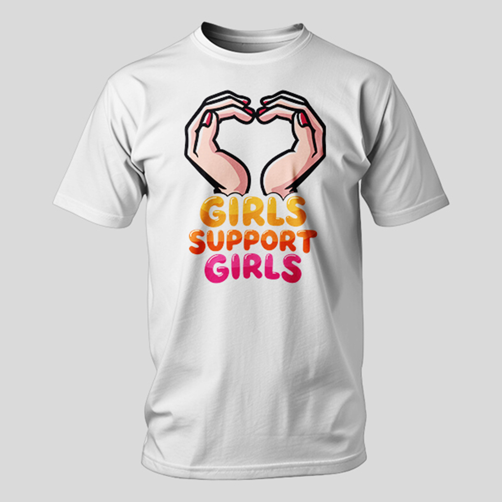 Girls Support Girls Empowerment T-Shirt - Image 4