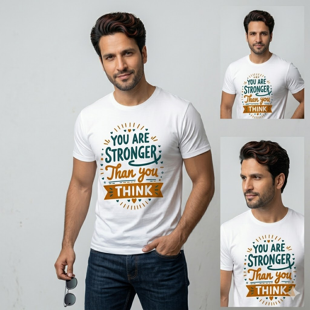 Stronger Than You Think - Premium Graphic Tee - Image 2