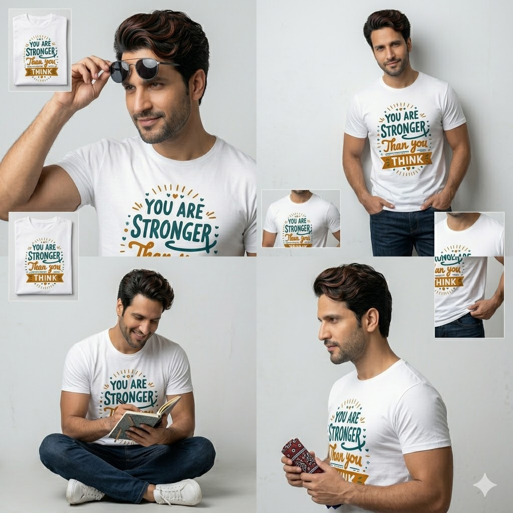 Stronger Than You Think - Premium Graphic Tee - Image 4