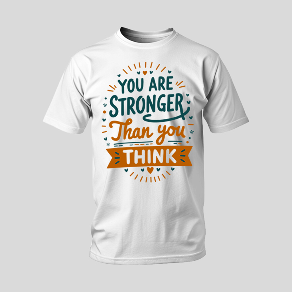 Stronger Than You Think - Premium Graphic Tee - Image 3