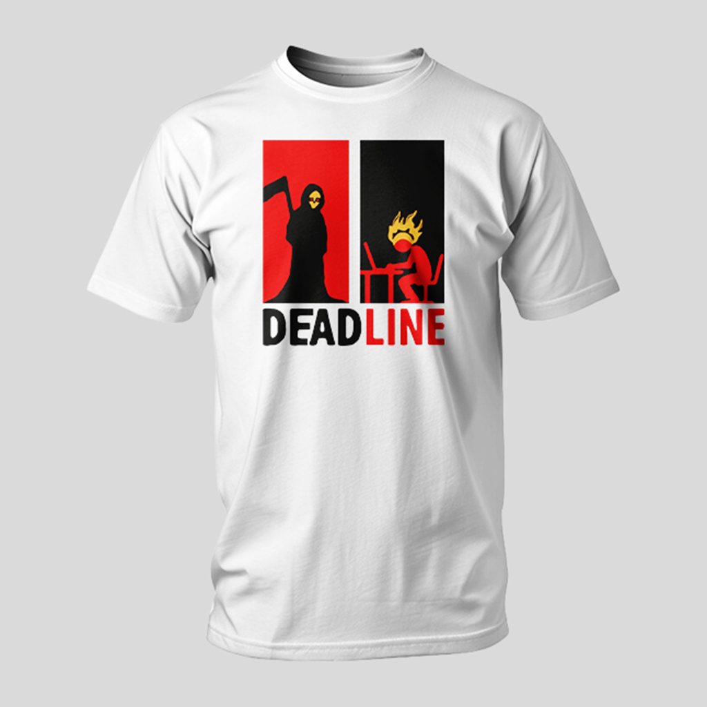 "The Deadline" Premium Graphic Tee – Funny Designer & Programmer T-Shirt - Image 4