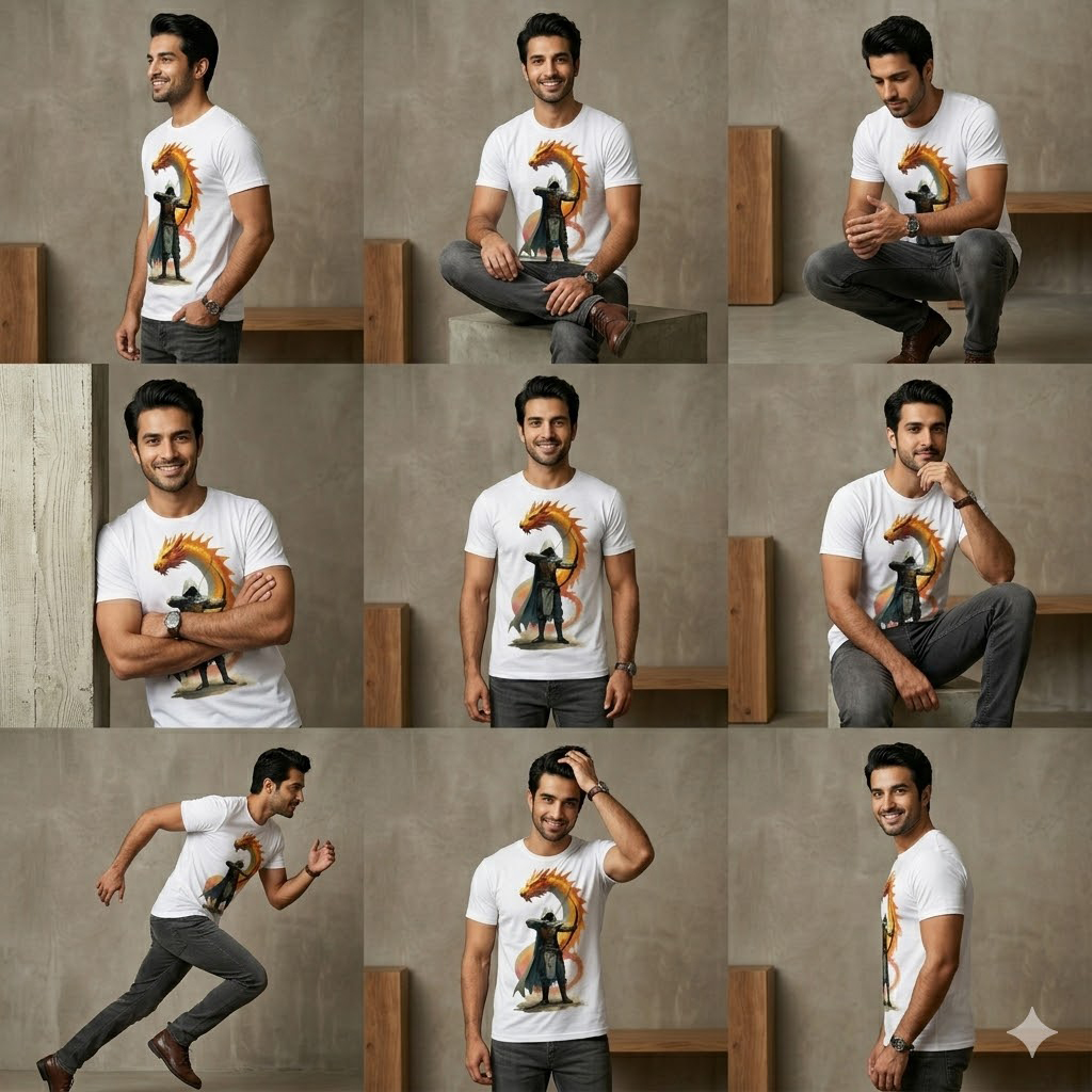 The 'Elder Drake' Archer Graphic Tee | Epic Fantasy Series - Image 2
