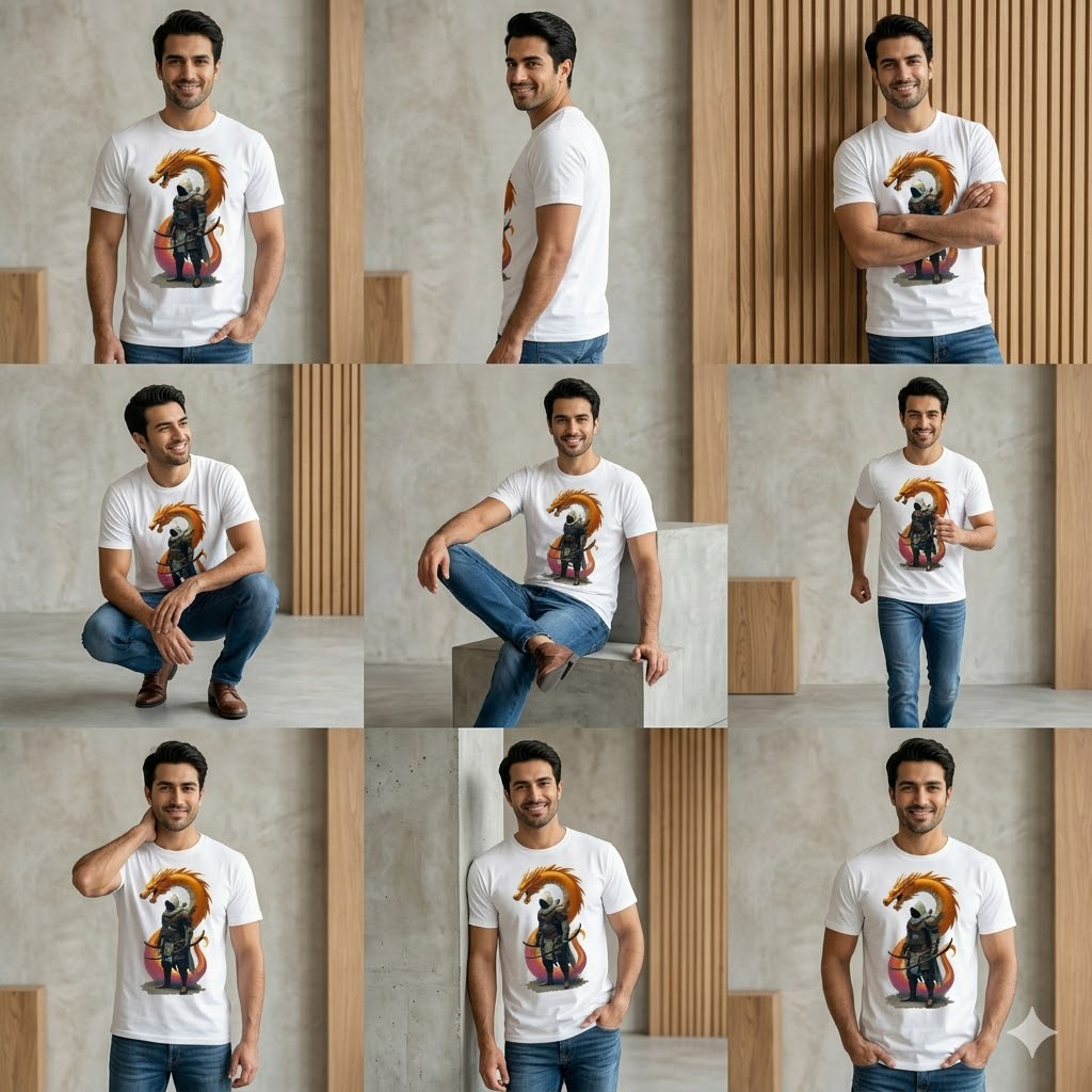 Golden Dragon Archer Graphic Tee - Image 2