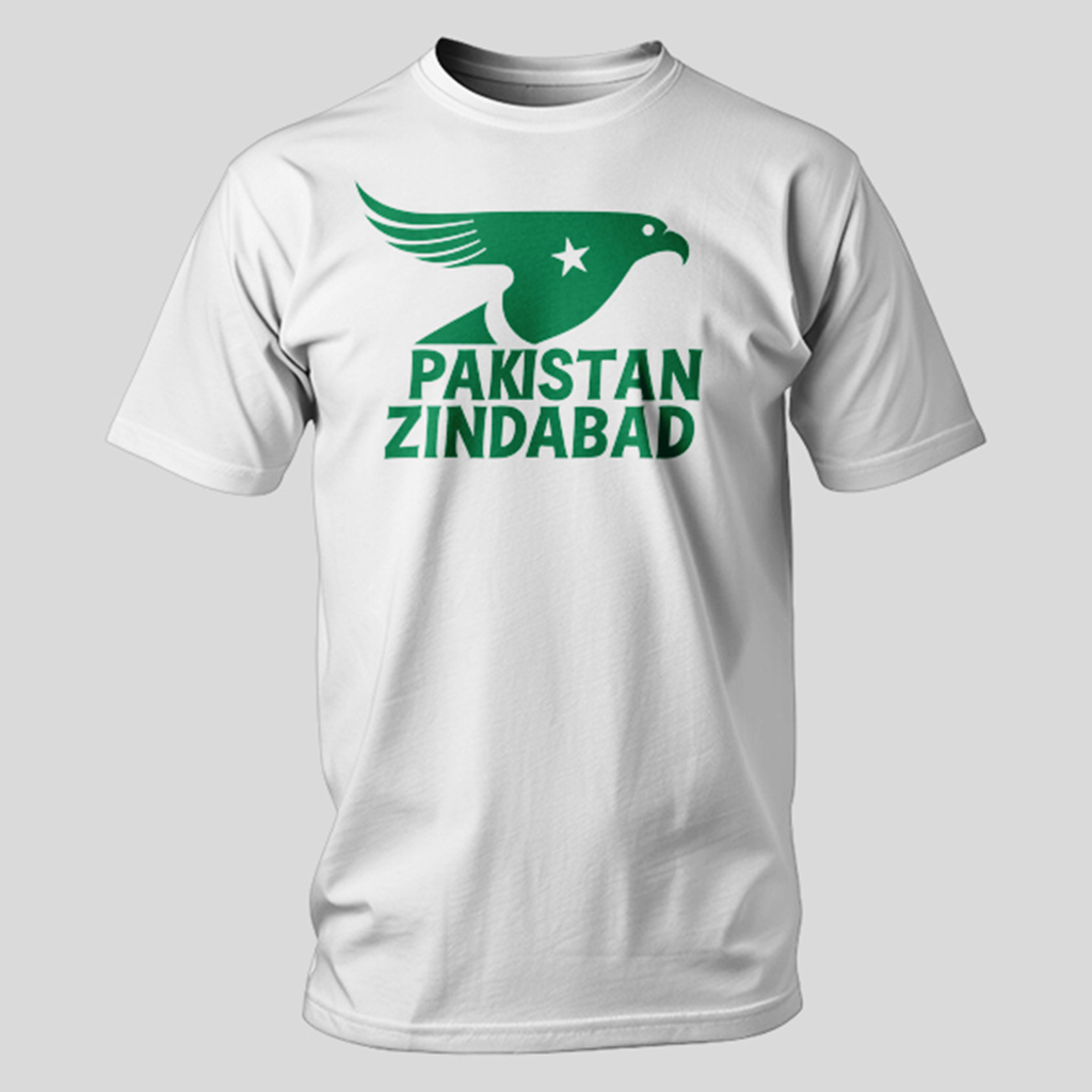 Premium "Pakistan Zindabad" Falcon Graphic T- Shirt - Heritage Edition - Image 4