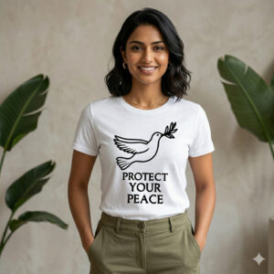 Protect Your Peace Minimalist Dove T-Shirt