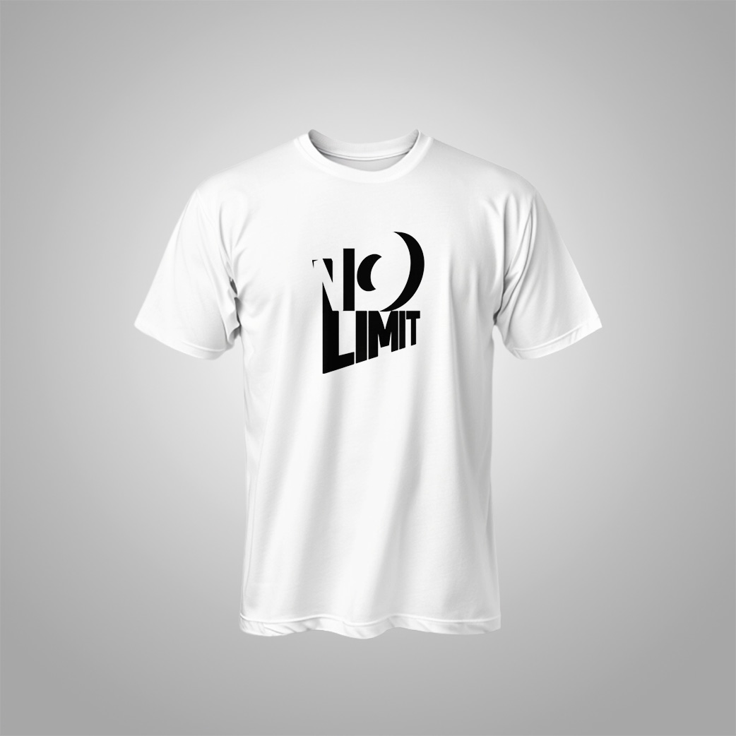 "No Limit" Abstract Graphic Tee β Geometric Streetwear Essential