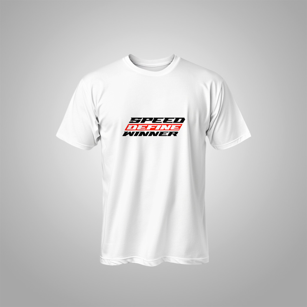 "Speed Define Winner" Performance Graphic Tee