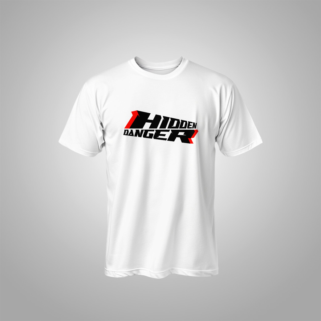 "Hidden Danger" 3D Graphic Tee – Aggressive Urban Streetwear