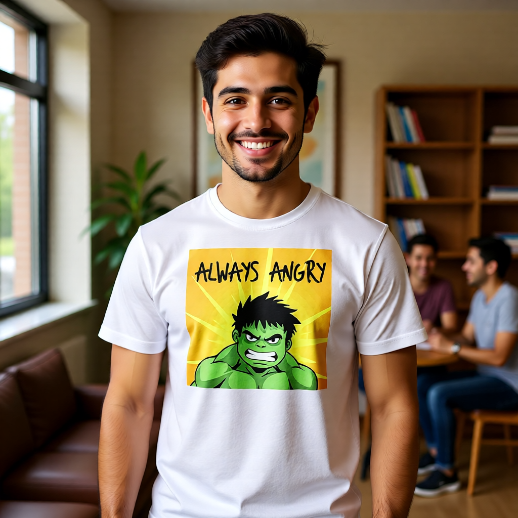 ALWAYS ANGRY-Gamma Hero Graphic Tee