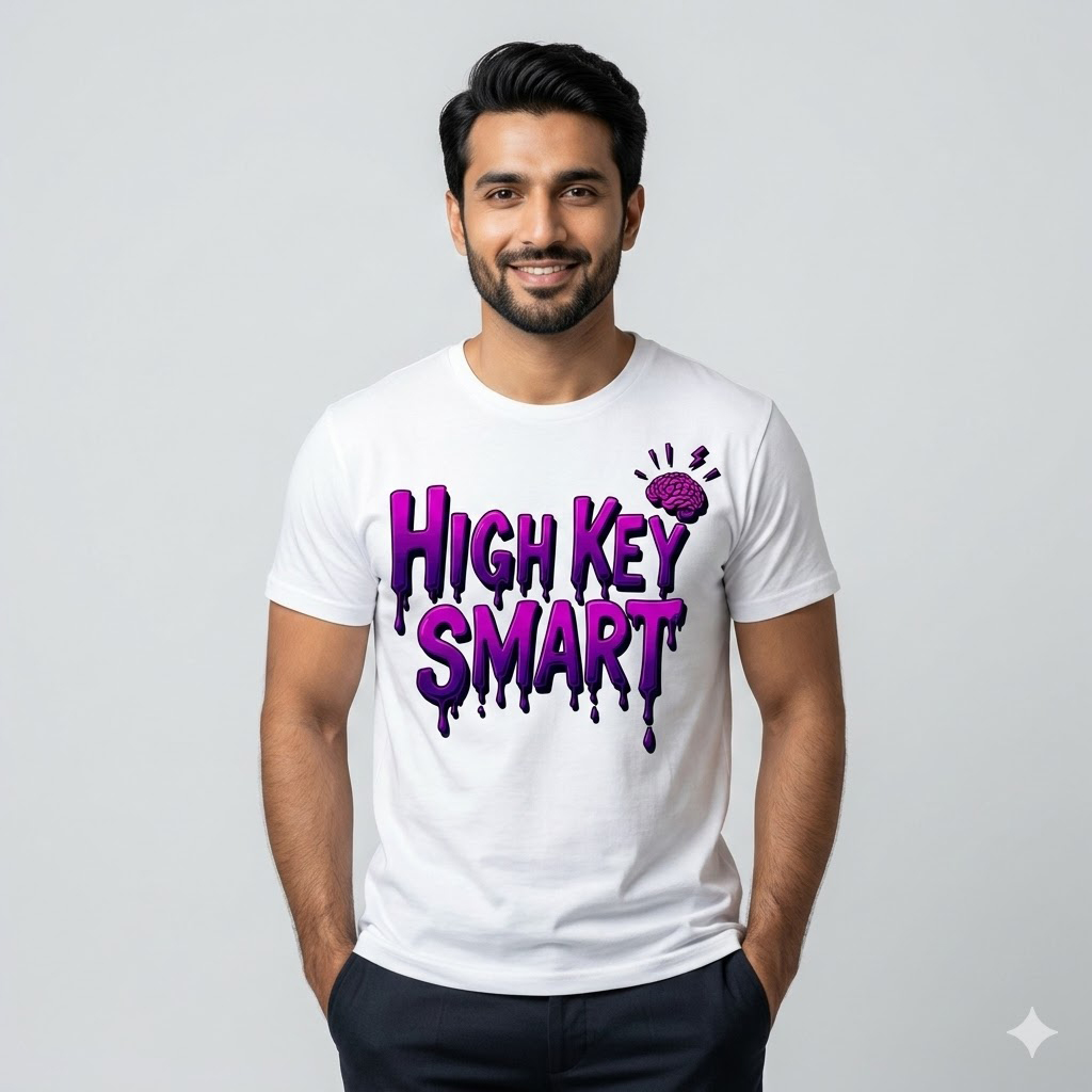 The 'High Key Smart' Slime Graphic Tee