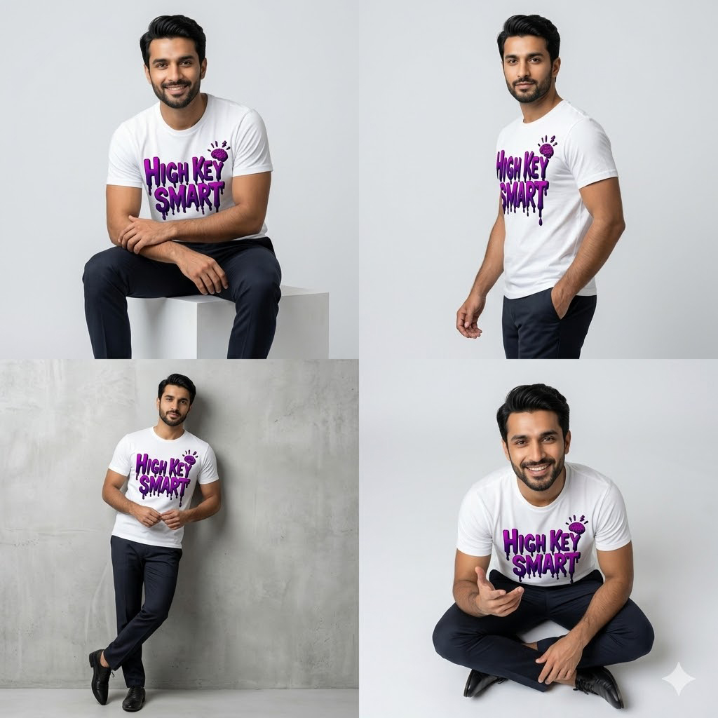 The 'High Key Smart' Slime Graphic Tee - Image 2