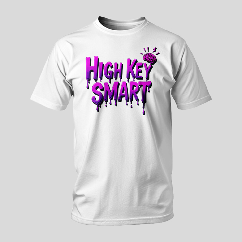 The 'High Key Smart' Slime Graphic Tee - Image 3