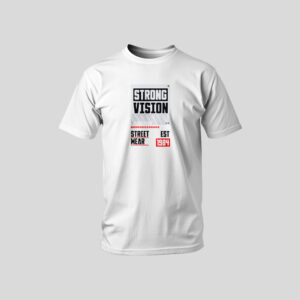 "Strong Vision" Urban Tech Tee – Premium Streetwear Est. 1984