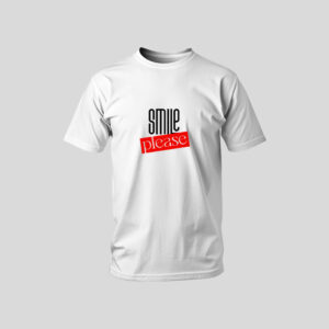 "Smile Please" Contemporary Graphic Tee