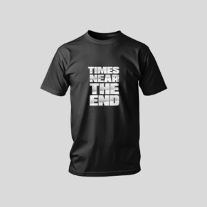 "Times Near The End" Black Signature Tee