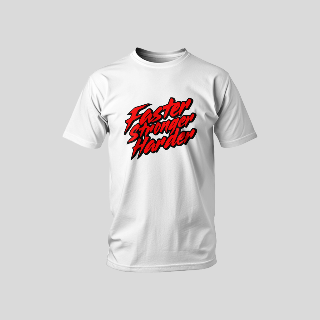 "Faster Stronger Harder" Signature Tee