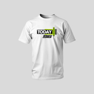 "Today 96" Performance Tee – Modern Technical Streetwear Graphic