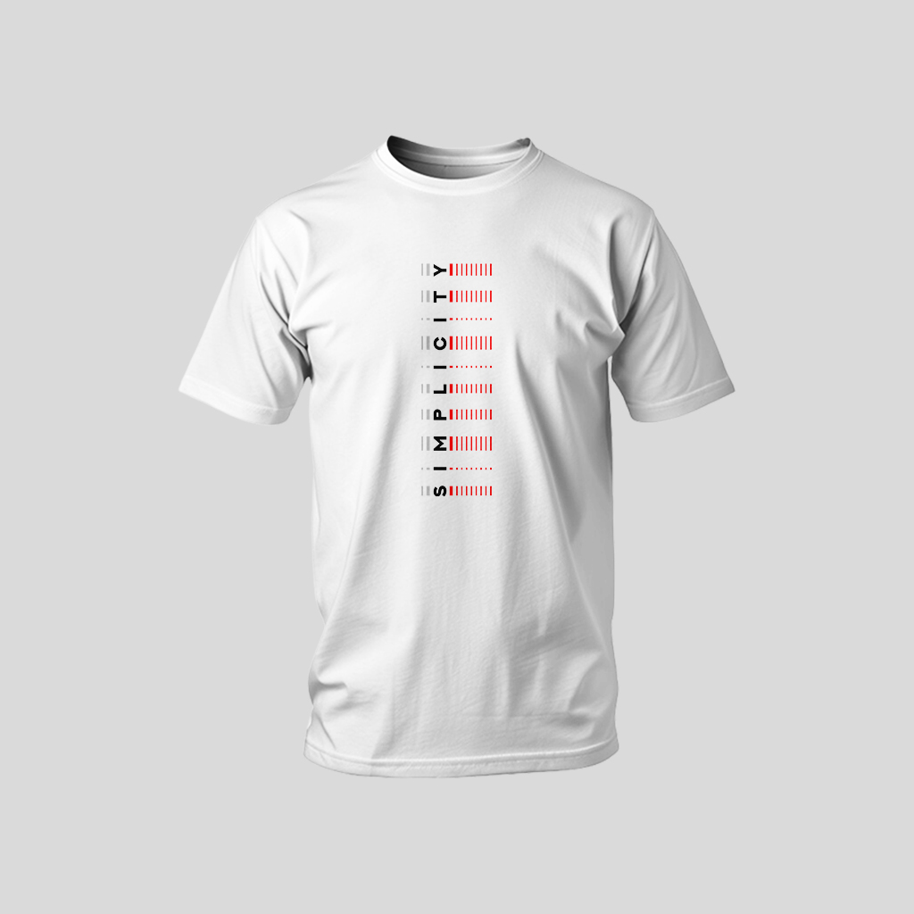 "Simplicity" Abstract Series Tee