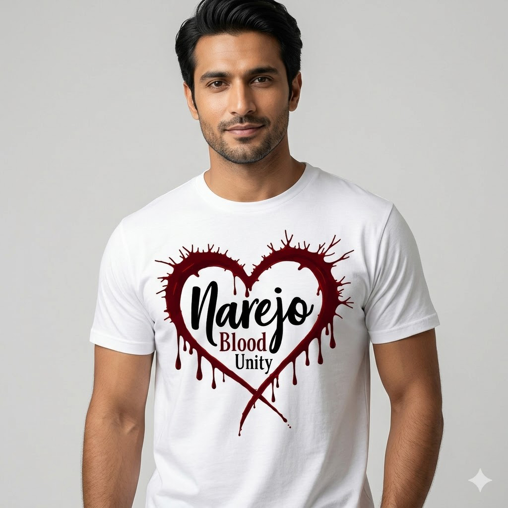 Narejo Blood Unity Premium Graphic T-Shirt