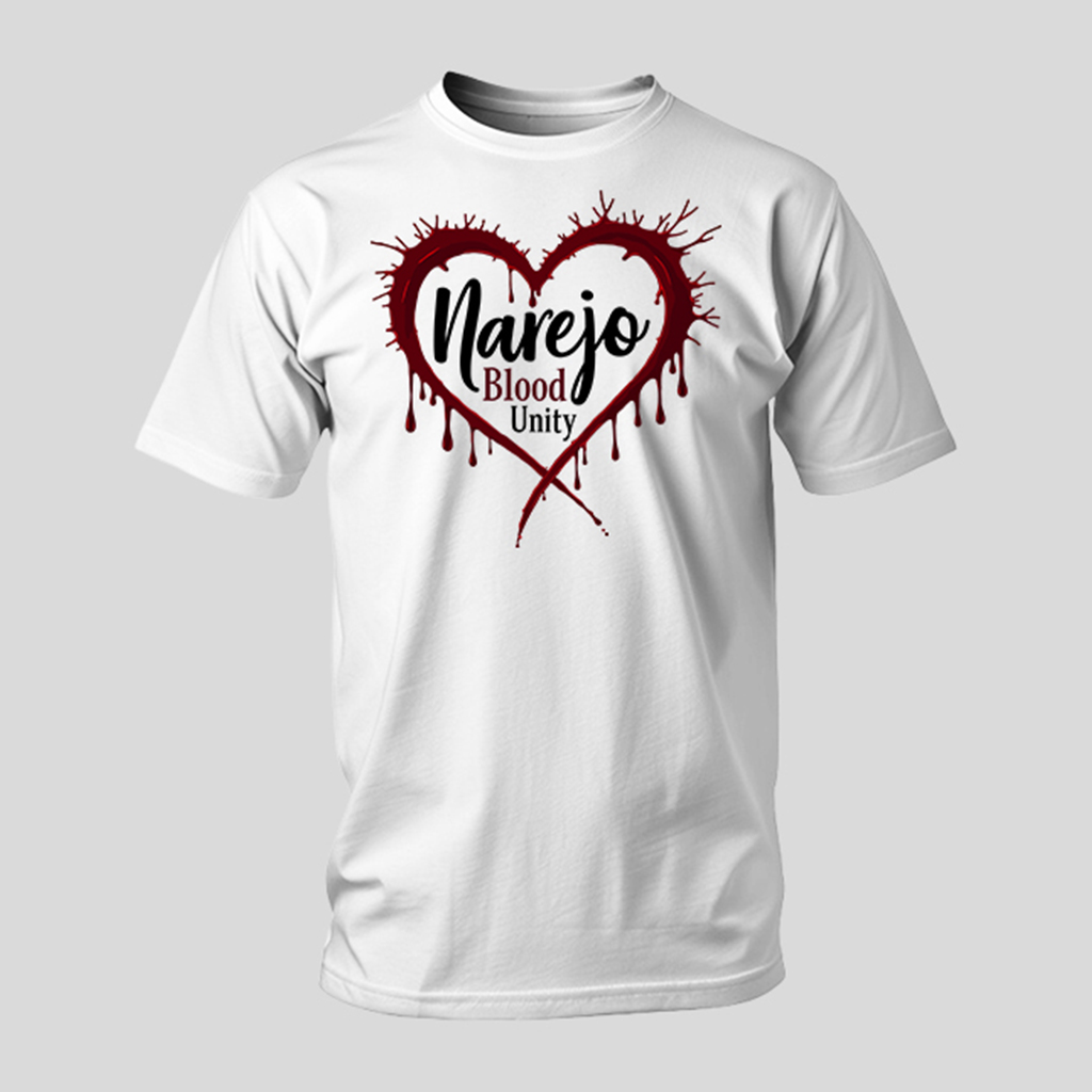 Narejo Blood Unity Premium Graphic T-Shirt - Image 3