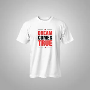 "Dream Comes True" Signature Tee – Premium Bold Typography Streetwear