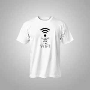 "I'm Just Here For The WiFi" Graphic Tee