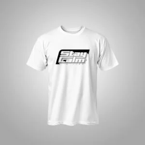"Stay Calm" 3D Block Signature Tee