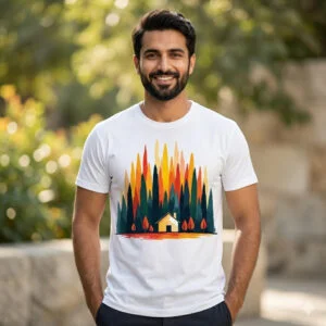 Enchanted Forest Cabin Graphic Tee