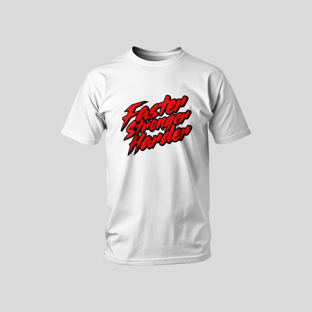 "Faster Stronger Harder" Signature Tee