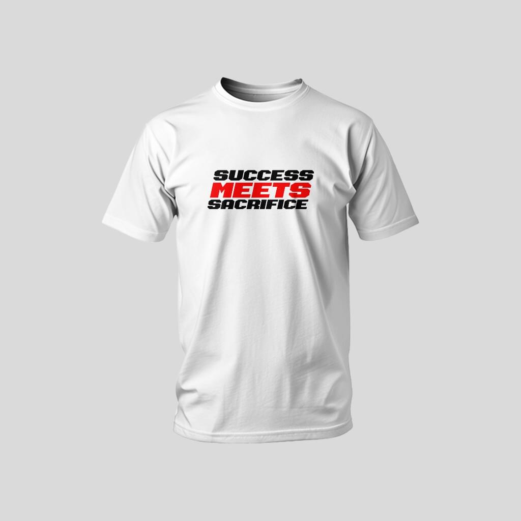 "Success Meets Sacrifice" Signature Tee