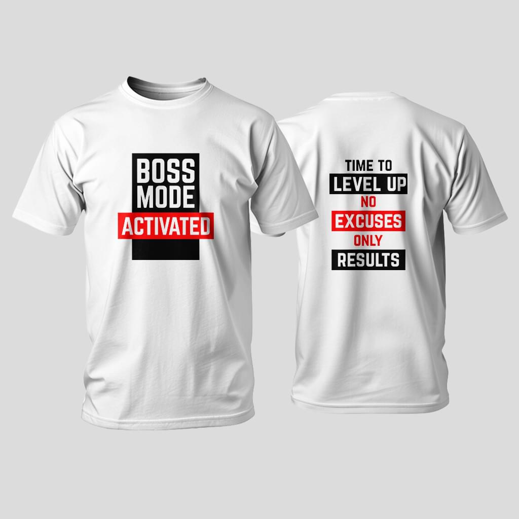 "Boss Mode Activated" Performance Tee